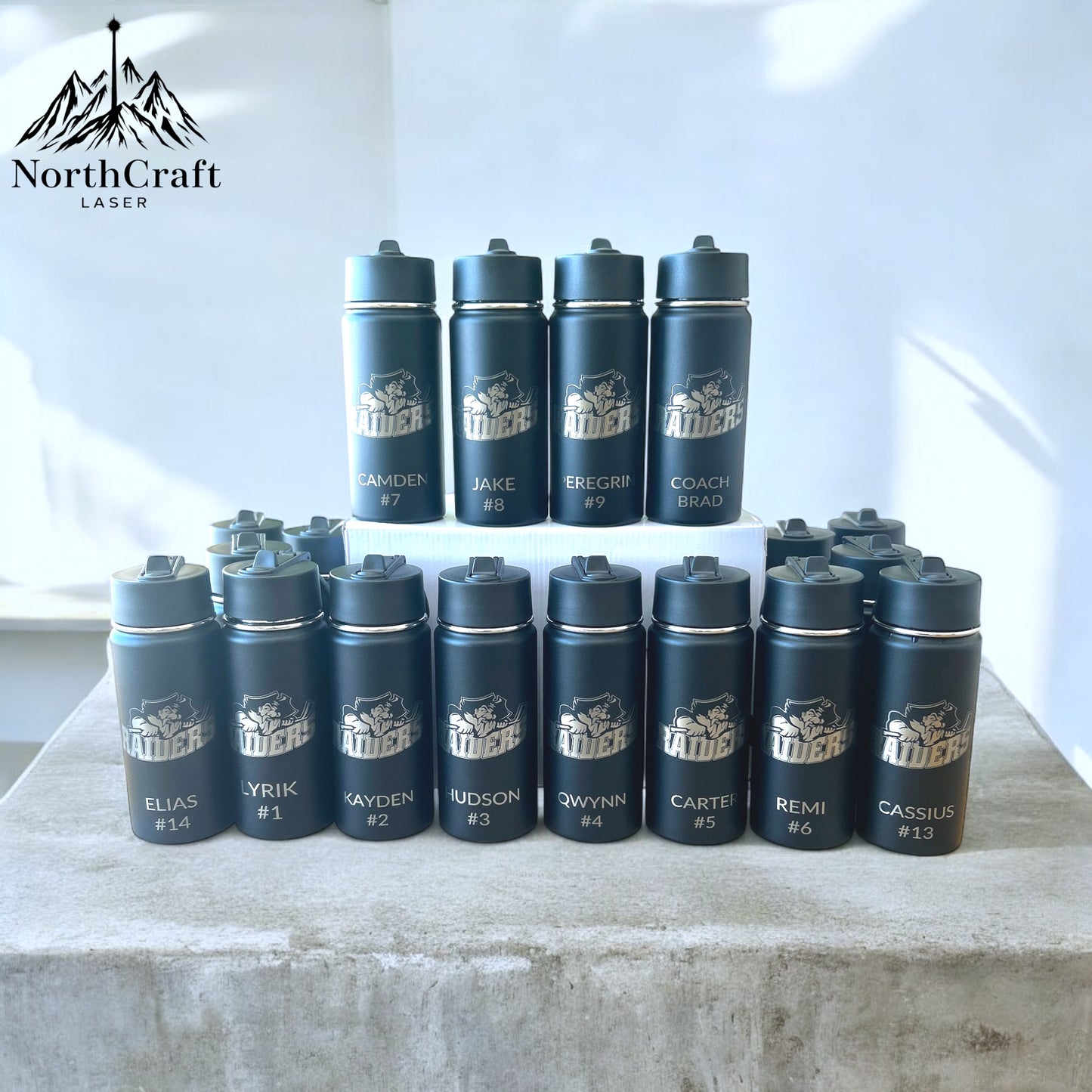 Engraved Tumblers and Bottles